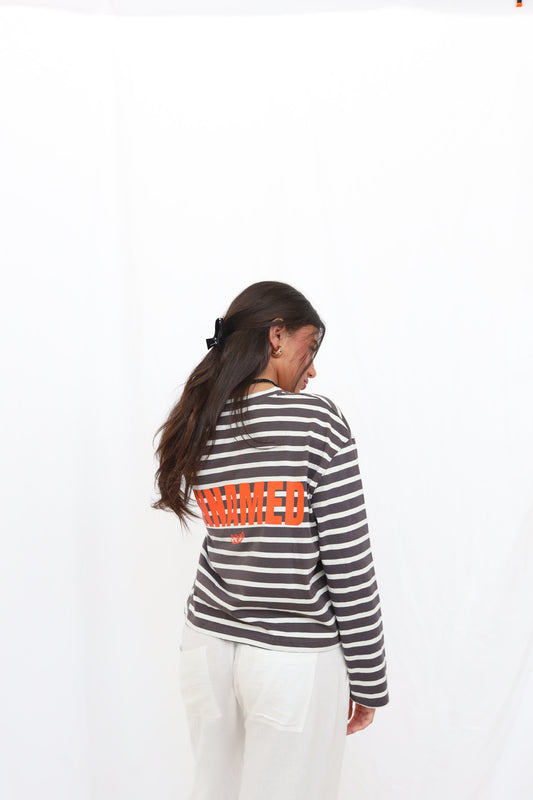 STRIPPED BOXY LONG SLEEVE