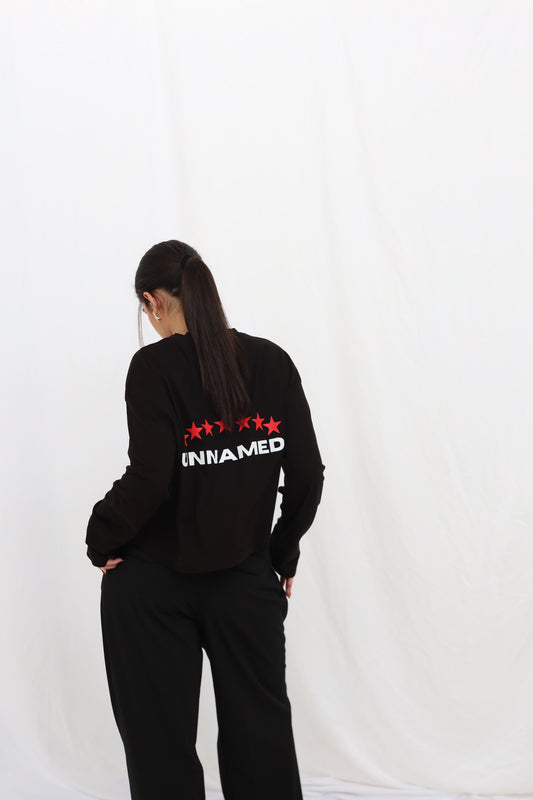 BLACK BOXY LONG SLEEVE
