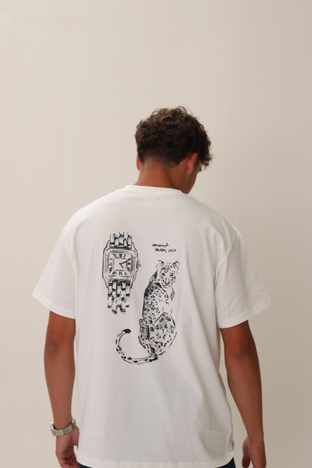 OVERSIZED "TIMELESS INSTINCT" WHITE T-SHIRT EDITION