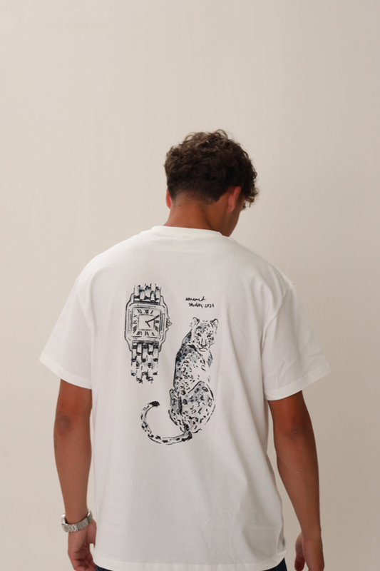 OVERSIZED "TIMELESS INSTINCT" WHITE T-SHIRT EDITION